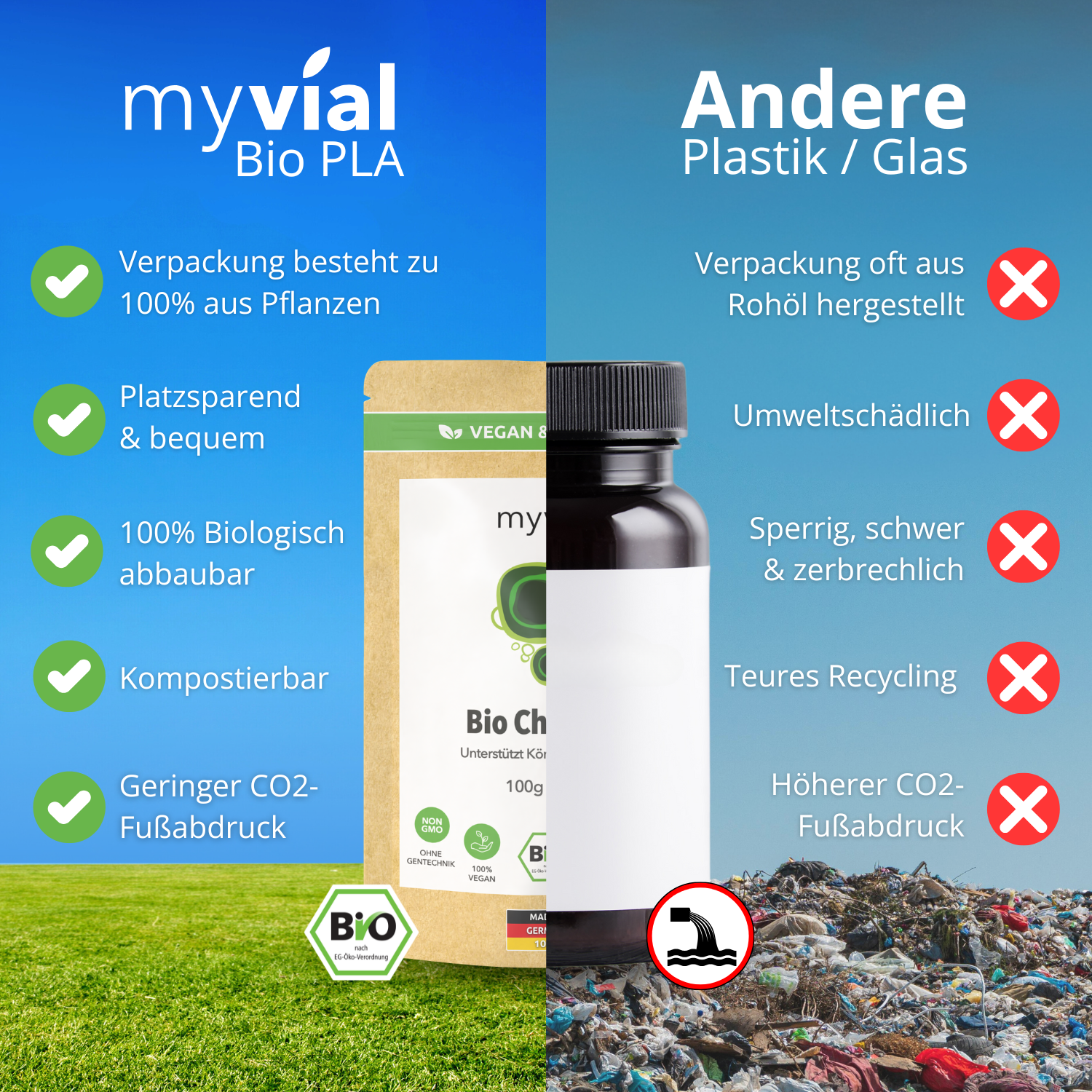 Bio Chlorella Tabletten Presslinge