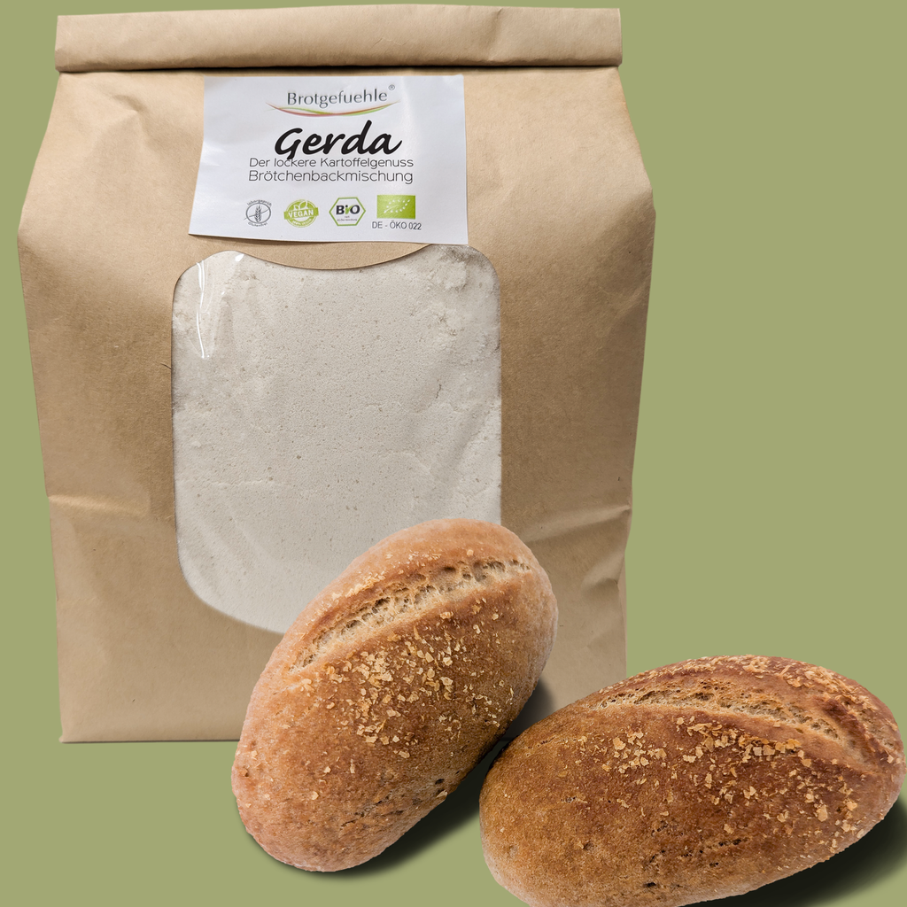 GERDA - glutenfreie Bio-Brötchenbackmischung
