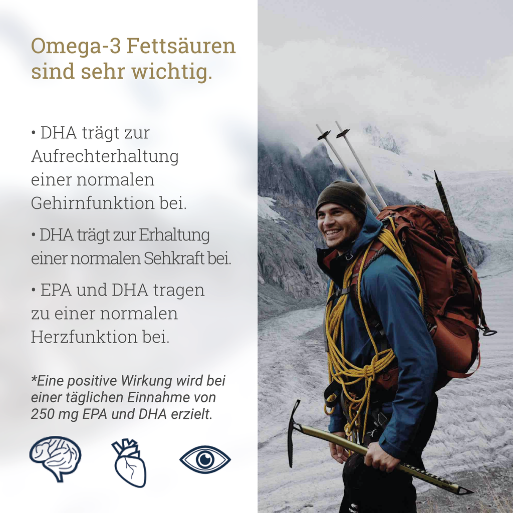 Frische Omega-3 Fischöl-Kapseln - 1 Monat