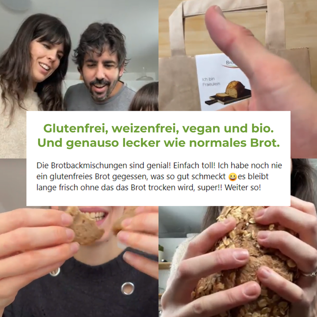 MARIE - glutenfreie Bio-Brotbackmischung