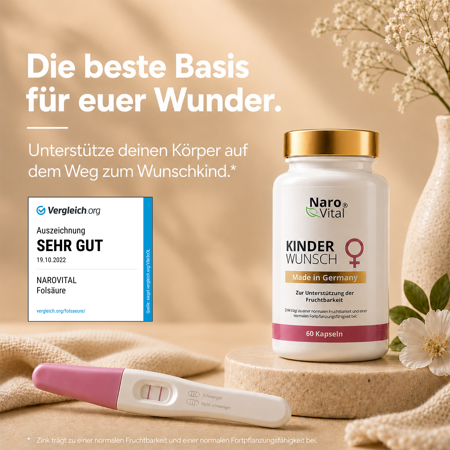 Kinderwunsch – Pränatale Vitamine
