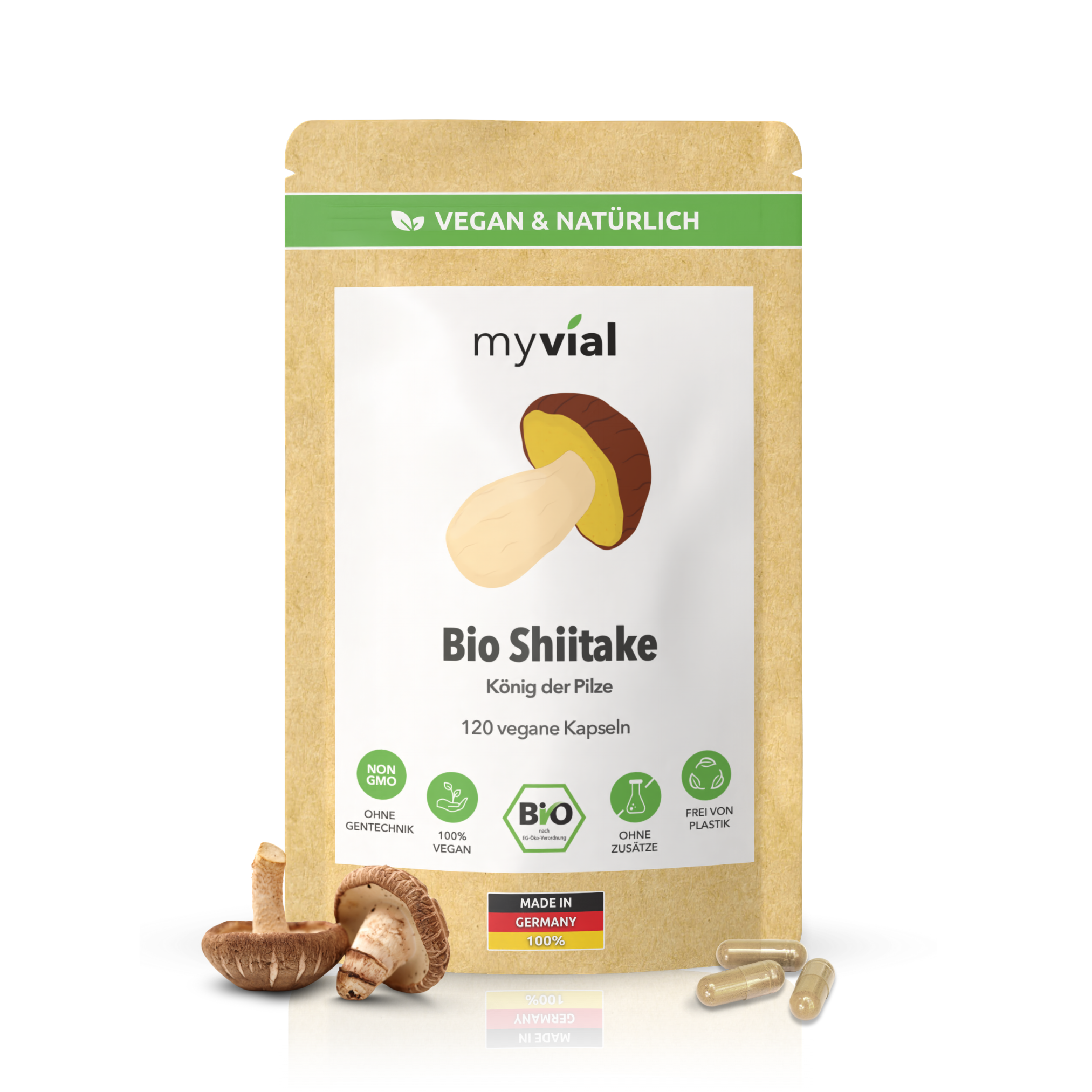 Bio Shiitake Kapseln